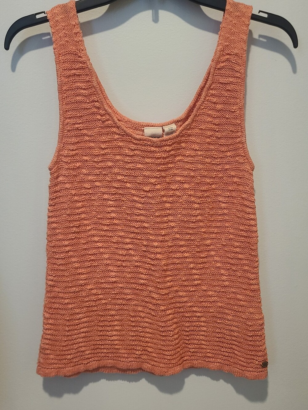 Roxy Knit Tank Top Coral Pink XS